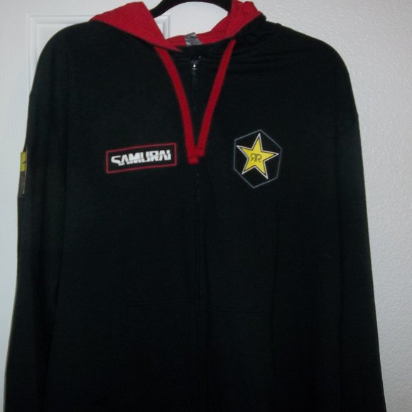 ROCKSTAR ENERGY CYBERPUNK 2077 SAMURAI HOODIE - Picture 2 of 4